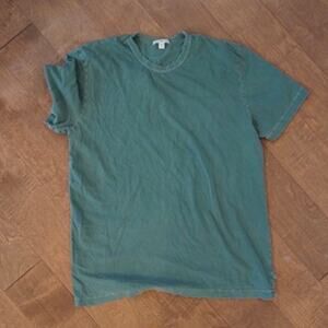 James Perse Short Sleeve Crew Neck Pullover T Shirt Green Mens Size 3/Large